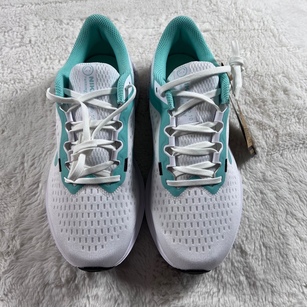 Nike Air Winflo 10 Womens Running Shoes White Emerald Rise FN7106-100 7.5‎ NEW